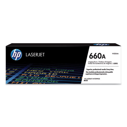 Image of HP HP 660a, (w2004a) Black/cyan/magenta/yellow Original Laserjet Imaging Drum