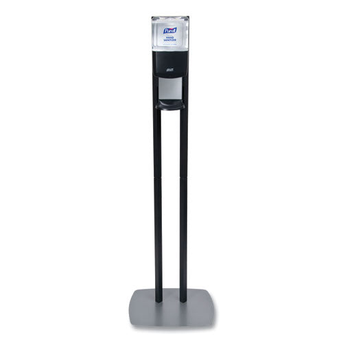 Image of PURELL® Es8 Hand Sanitizer Floor Stand With Dispenser, 1,200 Ml, 13.5 X 5 X 28.5, Graphite/silver