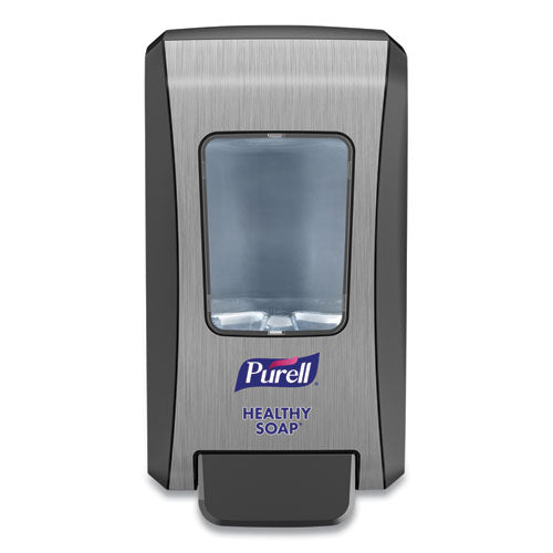 Image of PURELL® Fmx-20 Soap Push-Style Dispenser, 2,000 Ml, 6.5 X 4.65 X 11.86, Graphite/chrome, 6/carton