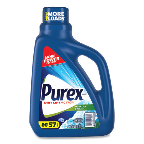 Image of Purex® Liquid Laundry Detergent, Mountain Breeze, 75 Oz Bottle, 6/carton
