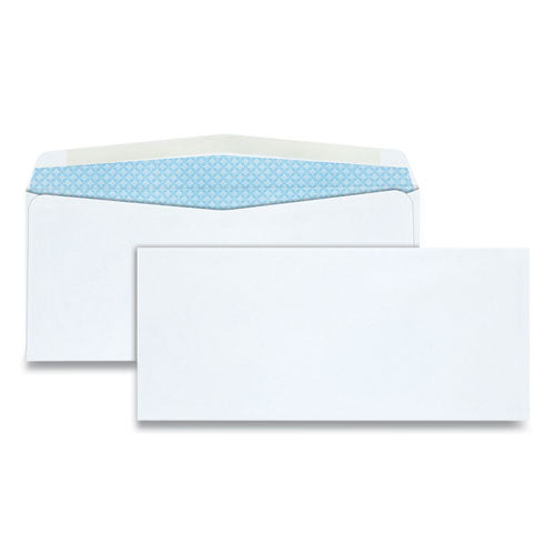 Image of Quality Park Security Tint Business Envelope, #10, Commercial Flap, Gummed Closure, 4.13 x 9.5, White, 500/Box