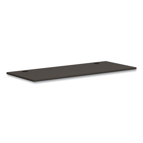 Image of HON® Mod Worksurface, Rectangular, 72w x 30d, Slate Teak