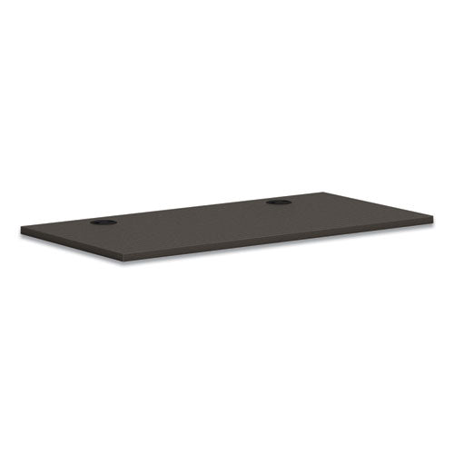 Image of HON® Mod Worksurface, Rectangular, 48w x 24d, Slate Teak