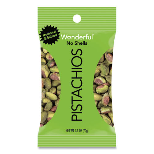 Image of Paramount Farms® Wonderful Pistachios, Dry Roasted And Salted, 2.5 Oz, 8/box