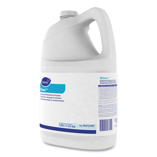Image of Diversey Wiwax Cleaning And Maintenance Solution, Liquid, 1 Gal Bottle, 4/carton