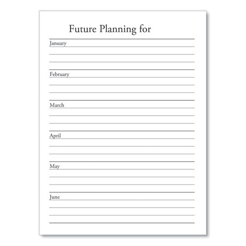 Image of House of Doolittle Recycled Weekly Appointment Book Ruled without Appointment Times, 8.75 x 6.88, Black Cover, 12-Month (Jan to Dec): 2025