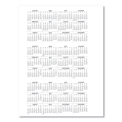 Image of House of Doolittle Recycled Weekly Appointment Book Ruled without Appointment Times, 8.75 x 6.88, Black Cover, 12-Month (Jan to Dec): 2025