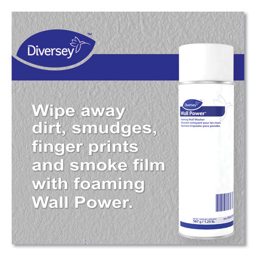 Image of Diversey Wall Power Foaming Wall Washer, 20 Oz Can, 12/carton