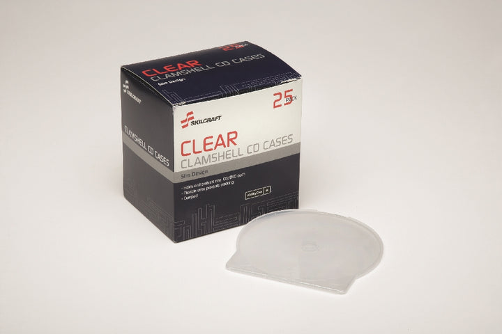 Image of CD Case, Clamshell, Clear