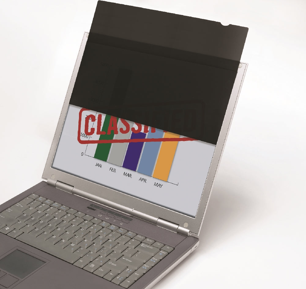 Image of Skilcraft Privacy Shield Privacy Filter, Made with 3M Materials, 20" Standard Screen, 20" D x 17-7/16" W x 9-13/16" H
