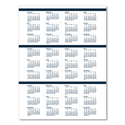 Image of House of Doolittle Recycled Wirebound Weekly/Monthly Planner, 11 x 8.5, Black Cover, 12-Month (Jan to Dec): 2025