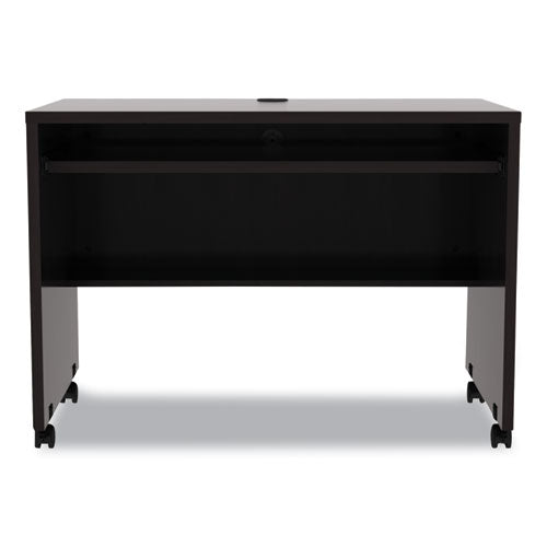 Image of Alera® Alera Valencia Series Mobile Workstation Desk, 41.38" X 23.63" X 30", Espresso
