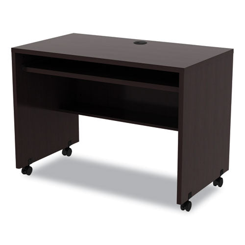 Image of Alera® Alera Valencia Series Mobile Workstation Desk, 41.38" X 23.63" X 30", Espresso