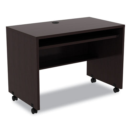 Image of Alera® Alera Valencia Series Mobile Workstation Desk, 41.38" X 23.63" X 30", Espresso