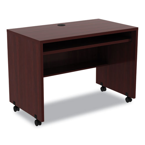Image of Alera® Alera Valencia Series Mobile Workstation Desk, 41.38" X 23.63" X 30", Mahogany