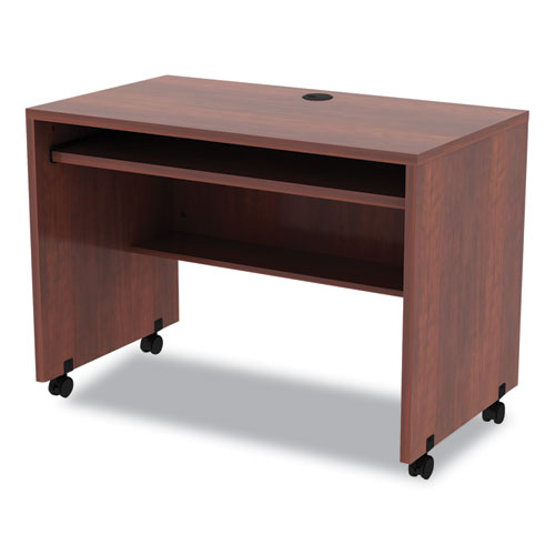 Image of Alera® Alera Valencia Series Mobile Workstation Desk, 41.38" X 23.63" X 30", Medium Cherry