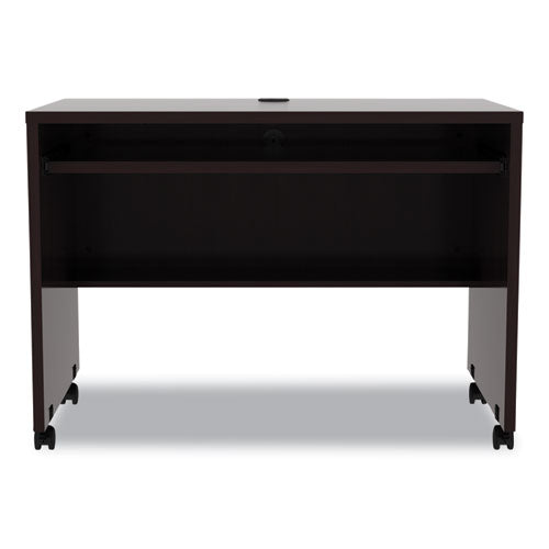Image of Alera® Alera Valencia Series Mobile Workstation Desk, 41.38" X 23.63" X 30", Espresso