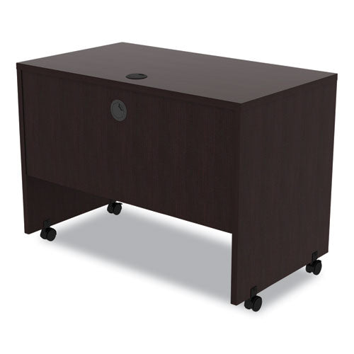 Image of Alera® Alera Valencia Series Mobile Workstation Desk, 41.38" X 23.63" X 30", Espresso