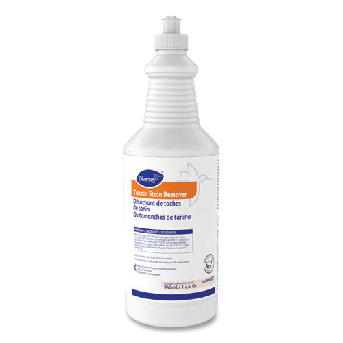 Image of Diversey Tannin Stain Remover, 32 Oz Bottle, Fruity, 6/ct