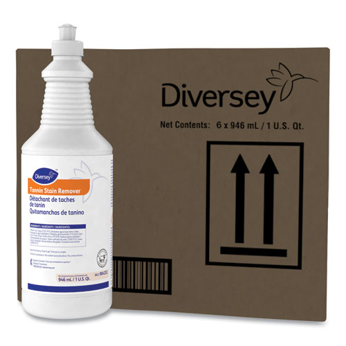 Image of Diversey Tannin Stain Remover, 32 Oz Bottle, Fruity, 6/ct