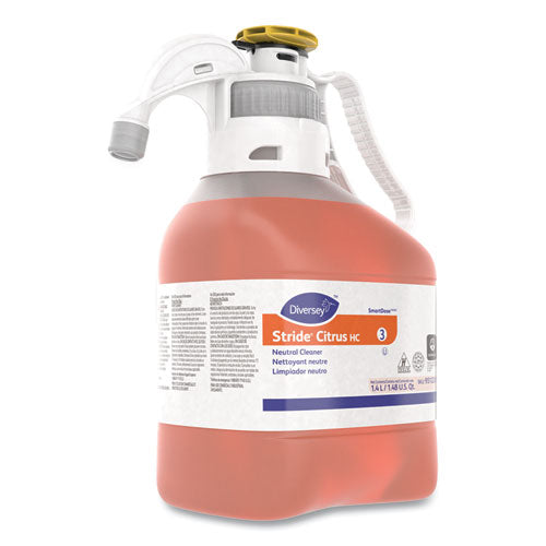 Image of Diversey Stride Neutral Cleaner, Citrus Scent, 1.4 Ml, 2 Bottles/carton