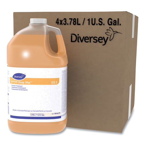 Image of Diversey Suma Stop Slip Traction Treatment, Unscented, 1 Gal Bottle, 4/carton