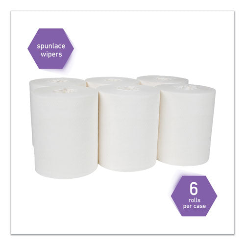 Image of WypAll® Power Clean Wipers for Disinfectants, Sanitizers and Solvents WetTask Customizable Wet Wiping System 250/Roll, 6 Roll/Carton