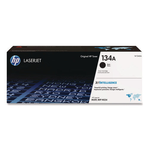 Image of HP HP 134A, (W1340A) Black Original Laser Toner Cartridge