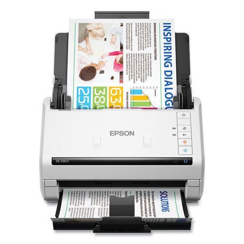 Image of Epson® Ds-530 Ii Color Duplex Document Scanner, 600 Dpi Optical Resolution, 50-Sheet Duplex Auto Document Feeder