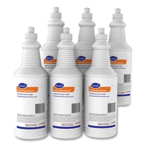 Image of Diversey Red Juice Stain Remover, 32 Oz Bottle, 6 Bottles/carton