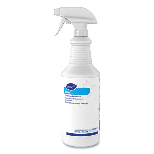 Image of Diversey Crew Tile And Grout Rejuvenator, 32 Oz Spray Bottle, 12/carton