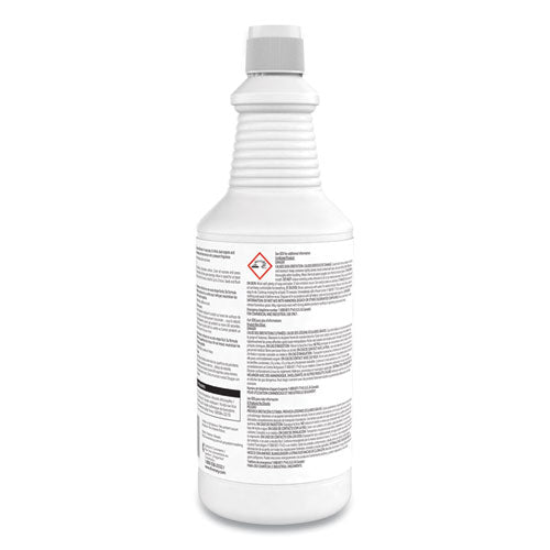 Image of Diversey Crew Super Blue Mild Acid Bowl Cleaner, Citrus, 32 Oz Squeeze Bottle, 12/carton