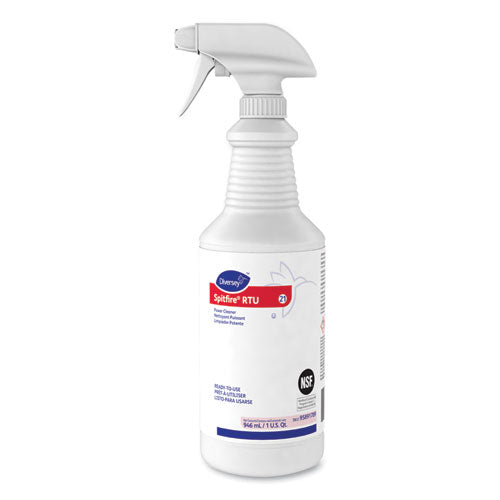 Image of Diversey Spitfire Power Cleaner, Liquid, Fresh Pine Scent, 32 Oz Spray Bottle, 12/carton