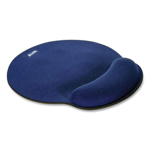 Image of Allsop® MousePad Pro Memory Foam Mouse Pad with Wrist Rest, 9 x 10, Blue