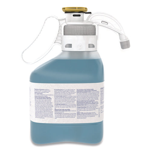 Image of Diversey Crew Non-Acid Bowl And Bathroom Disinfectant Cleaner, Floral, 47.3 Oz, 2/carton
