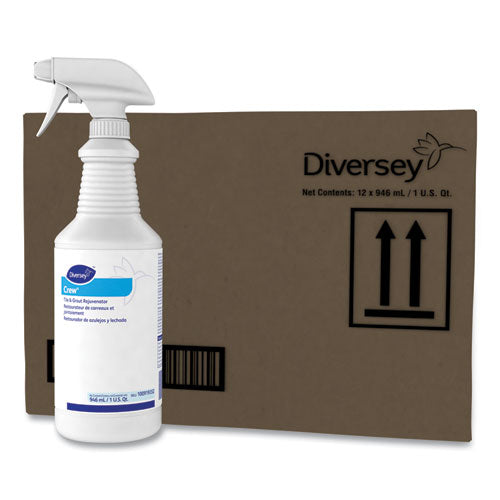 Image of Diversey Crew Tile And Grout Rejuvenator, 32 Oz Spray Bottle, 12/carton