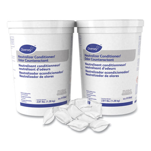 Image of Diversey Floor Conditioner/Odor Counteractant, Powder, 0.5 oz Packet, 90/Tub, 2/Carton