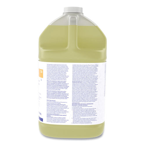 Image of Diversey Liqu-A-Klor Disinfectant/sanitizer, 1 Gal Bottle, 4/carton