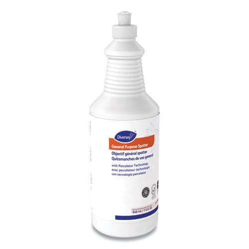 Image of Diversey General Purpose Spotter, Floral Scent, Liquid, 1 Qt Squeeze Bottle, 6/carton
