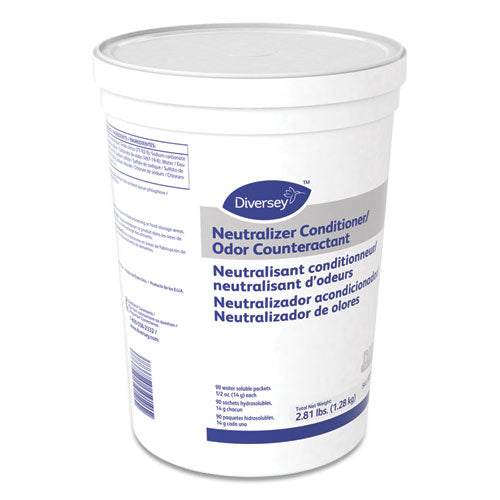 Image of Diversey Floor Conditioner/Odor Counteractant, Powder, 0.5 oz Packet, 90/Tub, 2/Carton