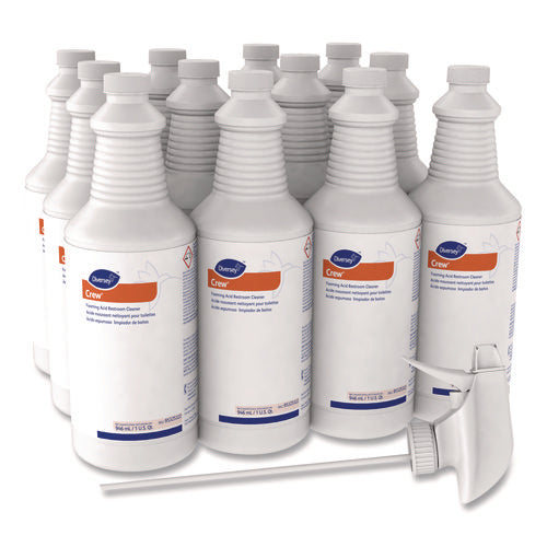 Image of Diversey Foaming Acid Restroom Cleaner, Fresh Scent, 32 Oz Spray Bottle, 12/carton