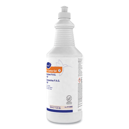 Image of Diversey Paint, Oil And Grease Spotter Gel, Fruity Scent, 32 Oz Squeeze Bottle, 6/carton