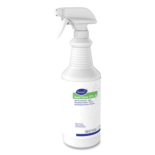 Image of Diversey Good Sense Rtu Liquid Odor Counteractant, Apple Scent, 32 Oz Spray Bottle