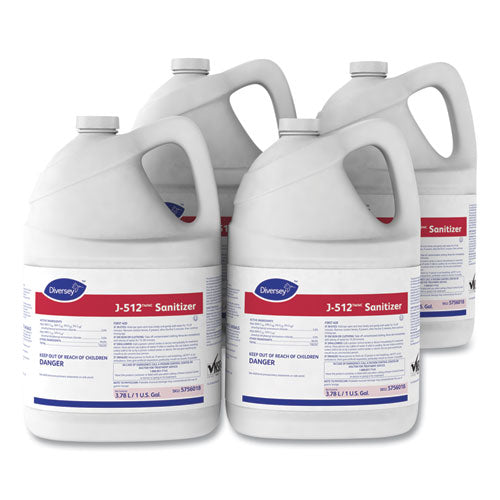 Image of Diversey J-512tm/mc Sanitizer, 1 Gal Bottle, 4/carton