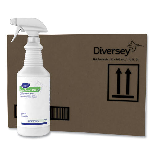 Image of Diversey Good Sense Rtu Liquid Odor Counteractant, Apple Scent, 32 Oz Spray Bottle