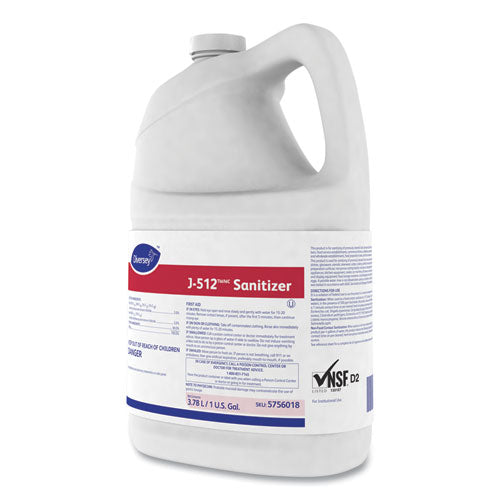 Image of Diversey J-512tm/mc Sanitizer, 1 Gal Bottle, 4/carton