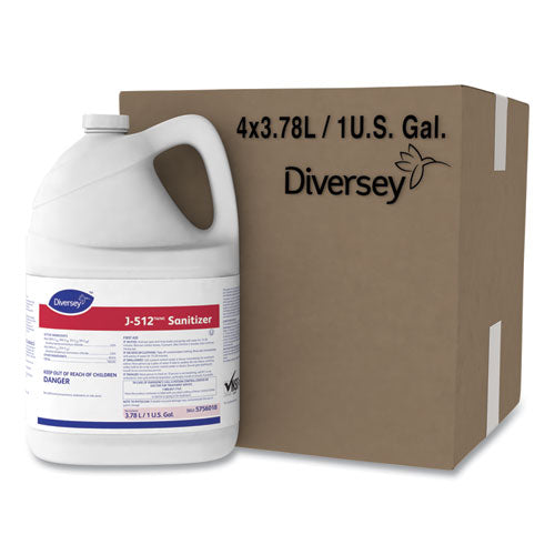 Image of Diversey J-512tm/mc Sanitizer, 1 Gal Bottle, 4/carton