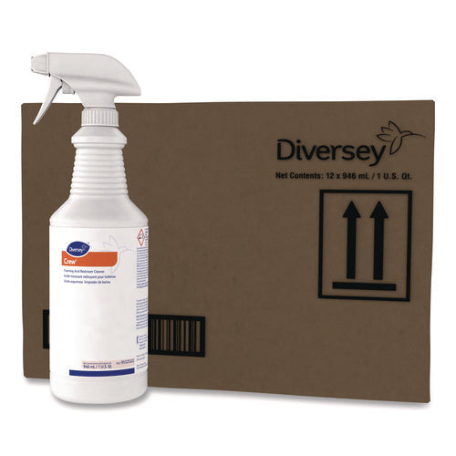 Image of Diversey Foaming Acid Restroom Cleaner, Fresh Scent, 32 Oz Spray Bottle, 12/carton