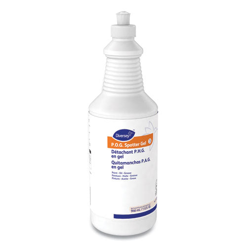 Image of Diversey Paint, Oil And Grease Spotter Gel, Fruity Scent, 32 Oz Squeeze Bottle, 6/carton