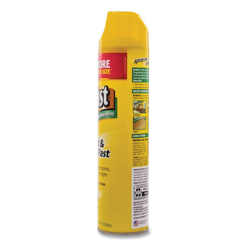 Image of Diversey Endust Multi-Surface Dusting And Cleaning Spray, Lemon Zest, 12.5 Oz Aerosol Spray, 6/carton
